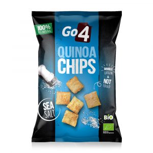 Chips Quinoa si Sare de Mare Go4 40 g