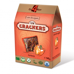 Crackers Paprika Raw Go4 50 g