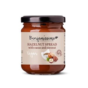 Crema Tartinabila cu Alune,Cacao si Cocos Vegana Fara Gluten 200 g