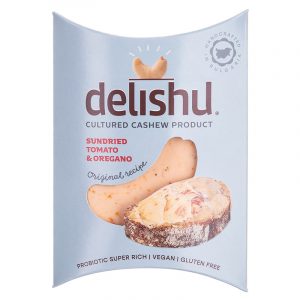 Branza de Caju cu Rosii si Oregano Fara Gluten Delishu 100 g